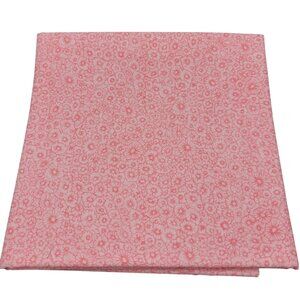 Pink Floral Cotton Fabric Sewing Crafts Quilting 18 x 18 Blocks Set of 6